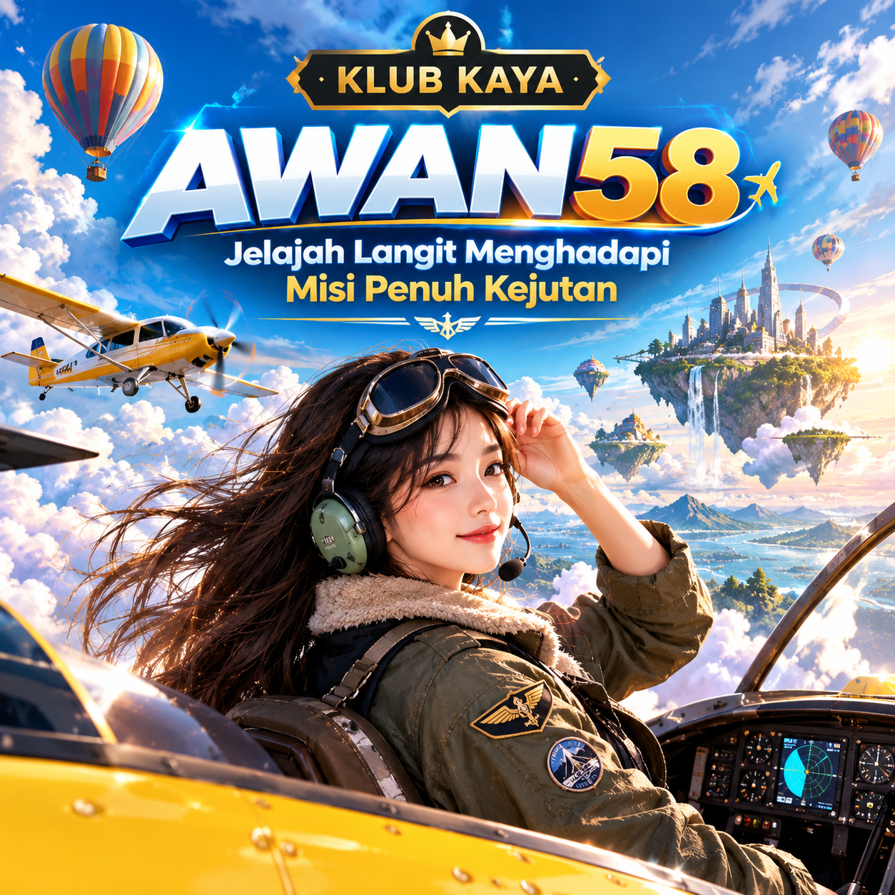 AWAN58 ☆ Jelajah Langit Menghadapi Misi Penuh Kejutan