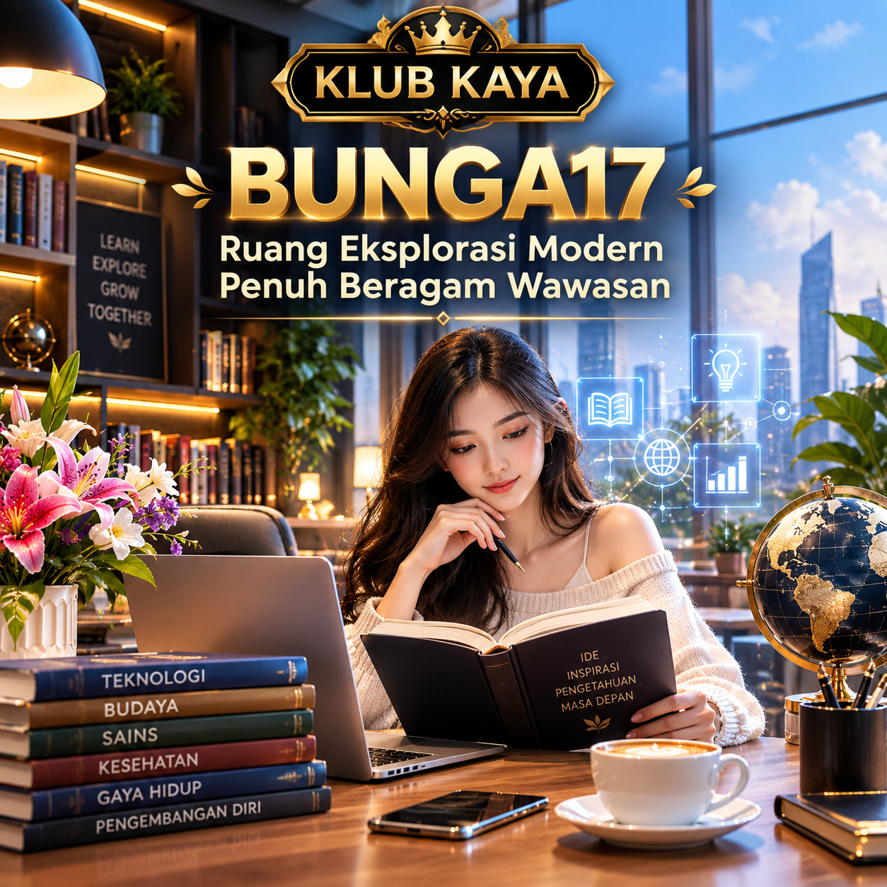 BUNGA17 | Ruang Eksplorasi Modern Penuh Beragam Wawasan