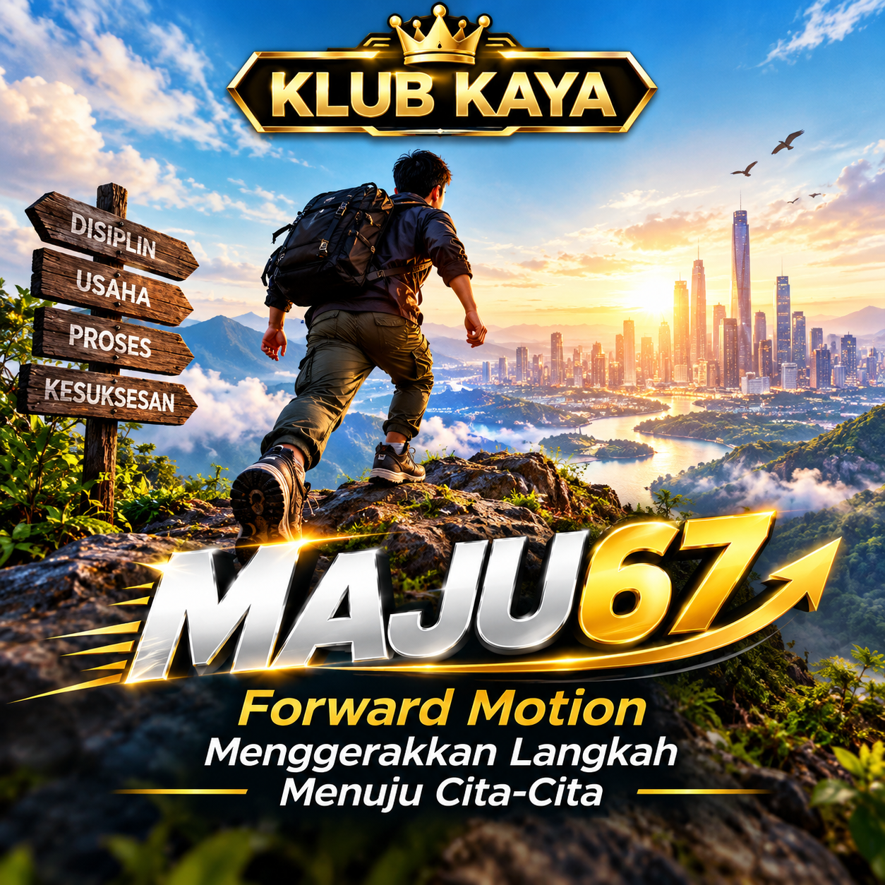 MAJU67 | Forward Motion Menggerakkan Langkah Menuju Cita-Cita
