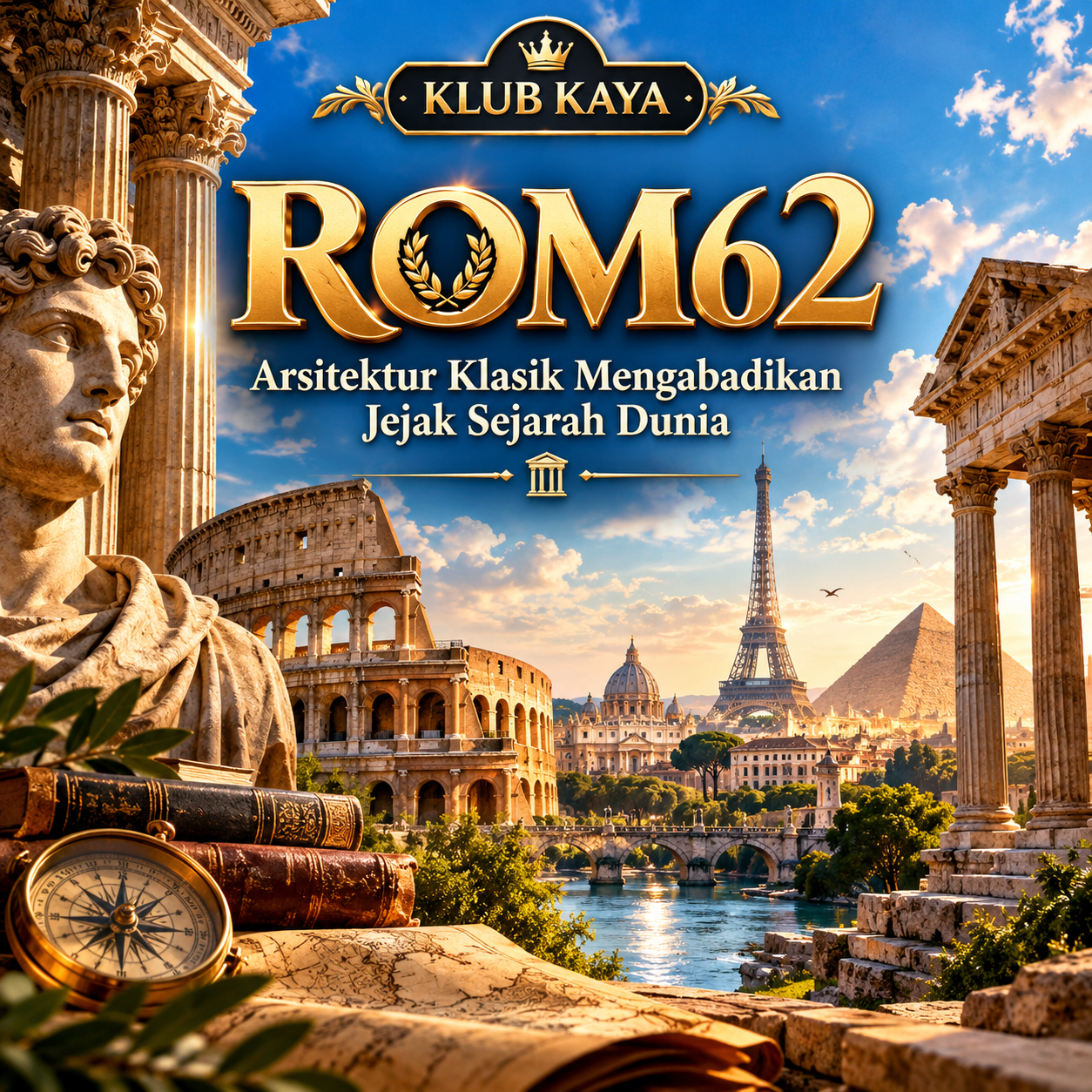 ROM62 | Arsitektur Klasik Mengabadikan Jejak Sejarah Dunia
