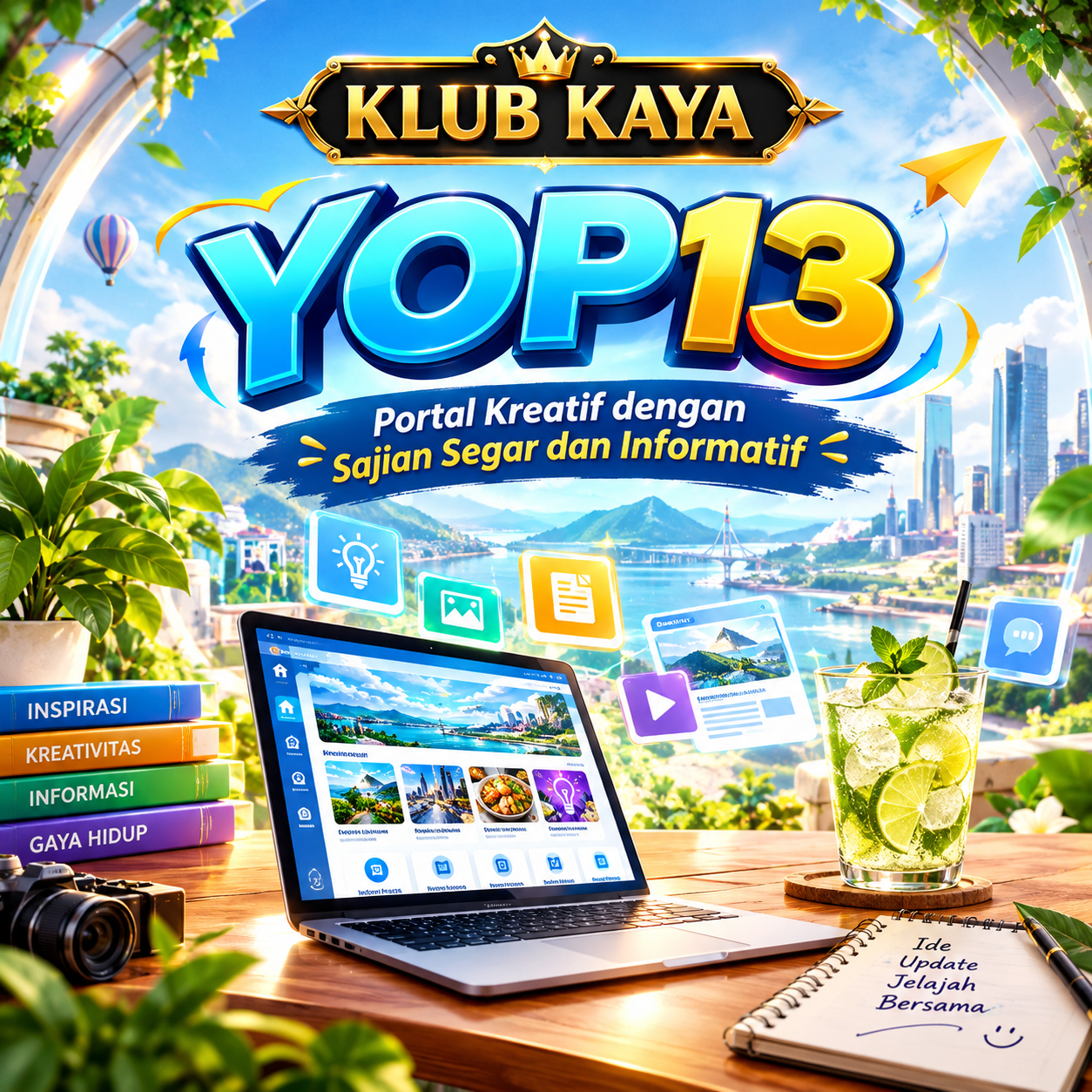 YOP13 | Portal Kreatif dengan Sajian Segar dan Informatif
